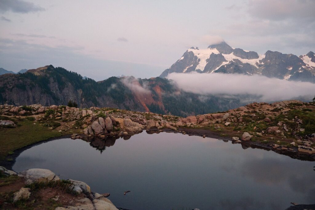Mt Shuksan from Artist Ridge in September